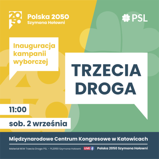 Inauguracja kampanii wyborczej Trzeciej Drogi!