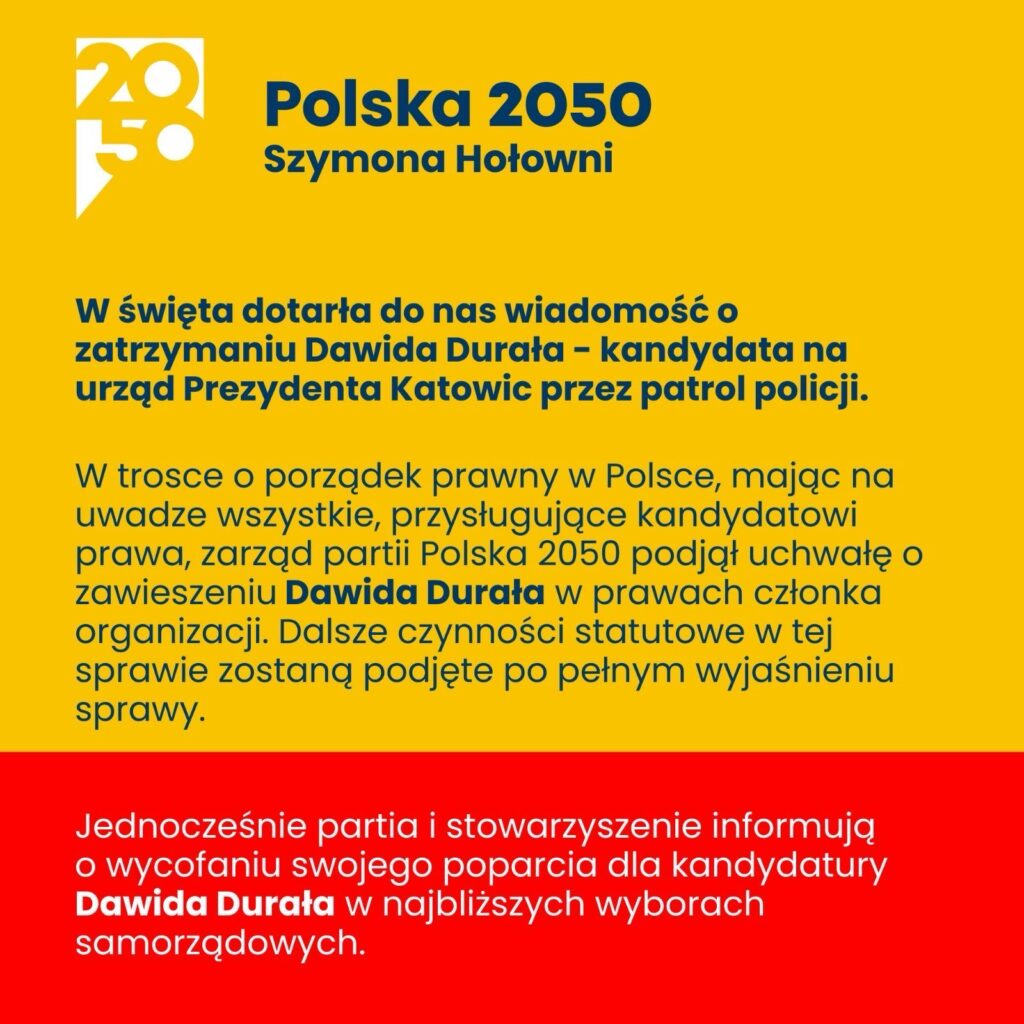 Polska 2050 Szymona Hołowni Wycofuje Swoje Poparcie Dla Kandydatury ...