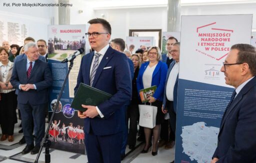 Marszałek Sejmu Szymon Hołownia otworzył konferencję z&nbsp;okazji 20-lecia ustawy o&nbsp;mniejszościach narodowych i&nbsp;etnicznych oraz&nbsp;o&nbsp;języku regionalnym