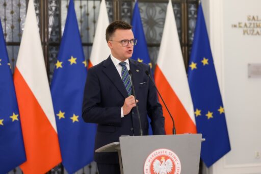Oświadczenie Marszałka Sejmu Szymona Hołowni po&nbsp;naruszeniu polskiej przestrzeni powietrznej