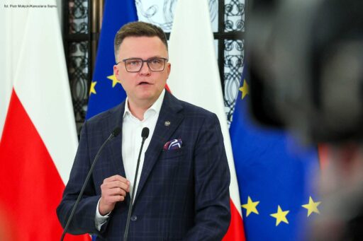 Konferencja Marszałka Sejmu Szymona Hołowni: ustawa ukraińska, przesłuchanie publiczne ws. NIK i&nbsp;prezydenckie inicjatywy ustawodawcze