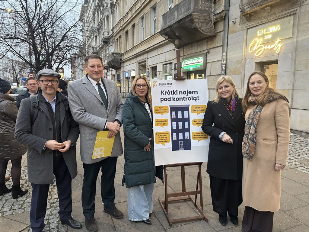 Polska 2050 przedstawia projekt ustawy ucywilizującej najem krótkoterminowy